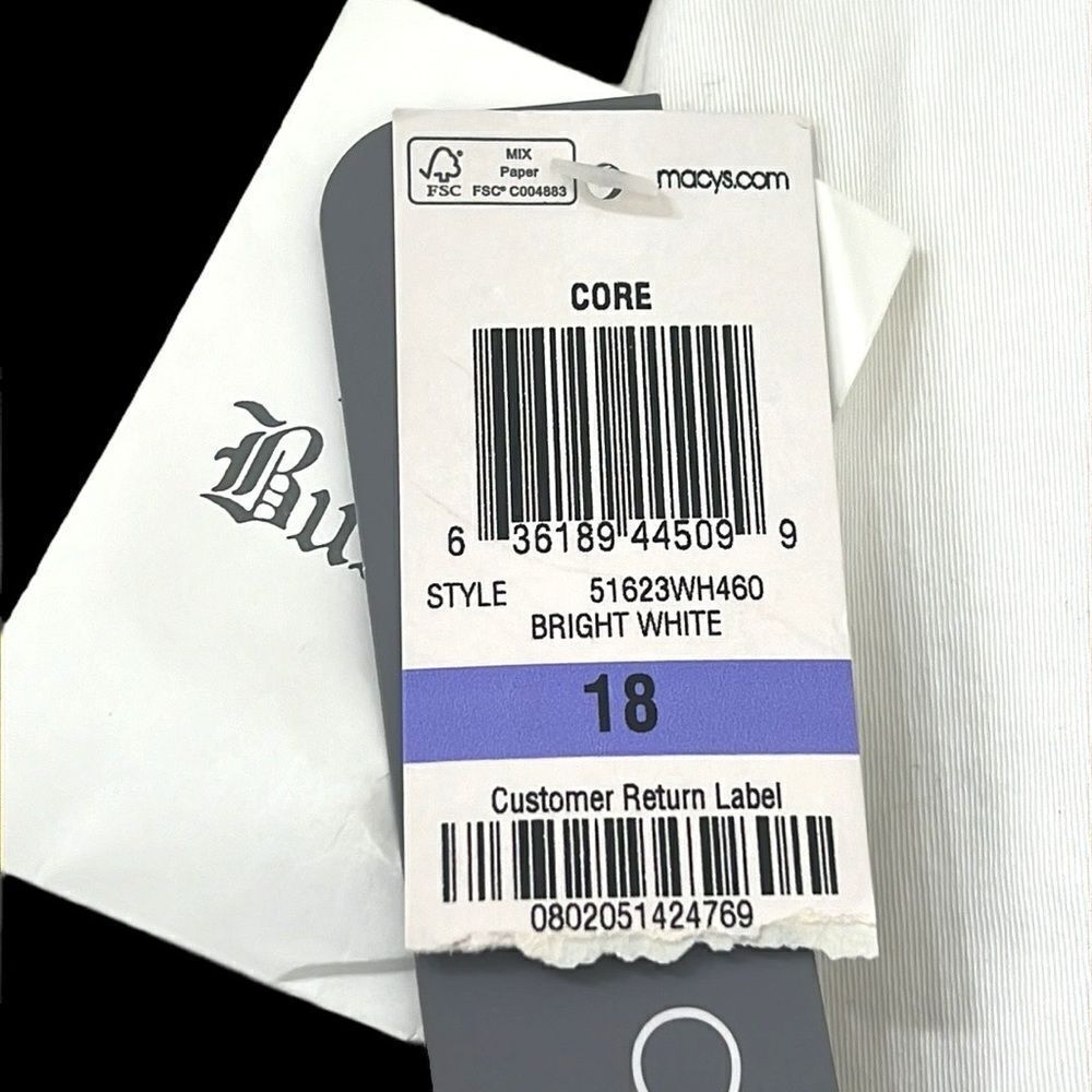 JM Collection White Capri Pants Size 18 NWT Rhinestone Details Pockets - Picture 10 of 11